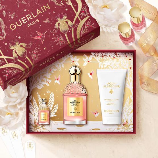 Kit Coffret Guerlain Aqua Allegoria Forte Rosa Rossa Feminino Eau de Parfum